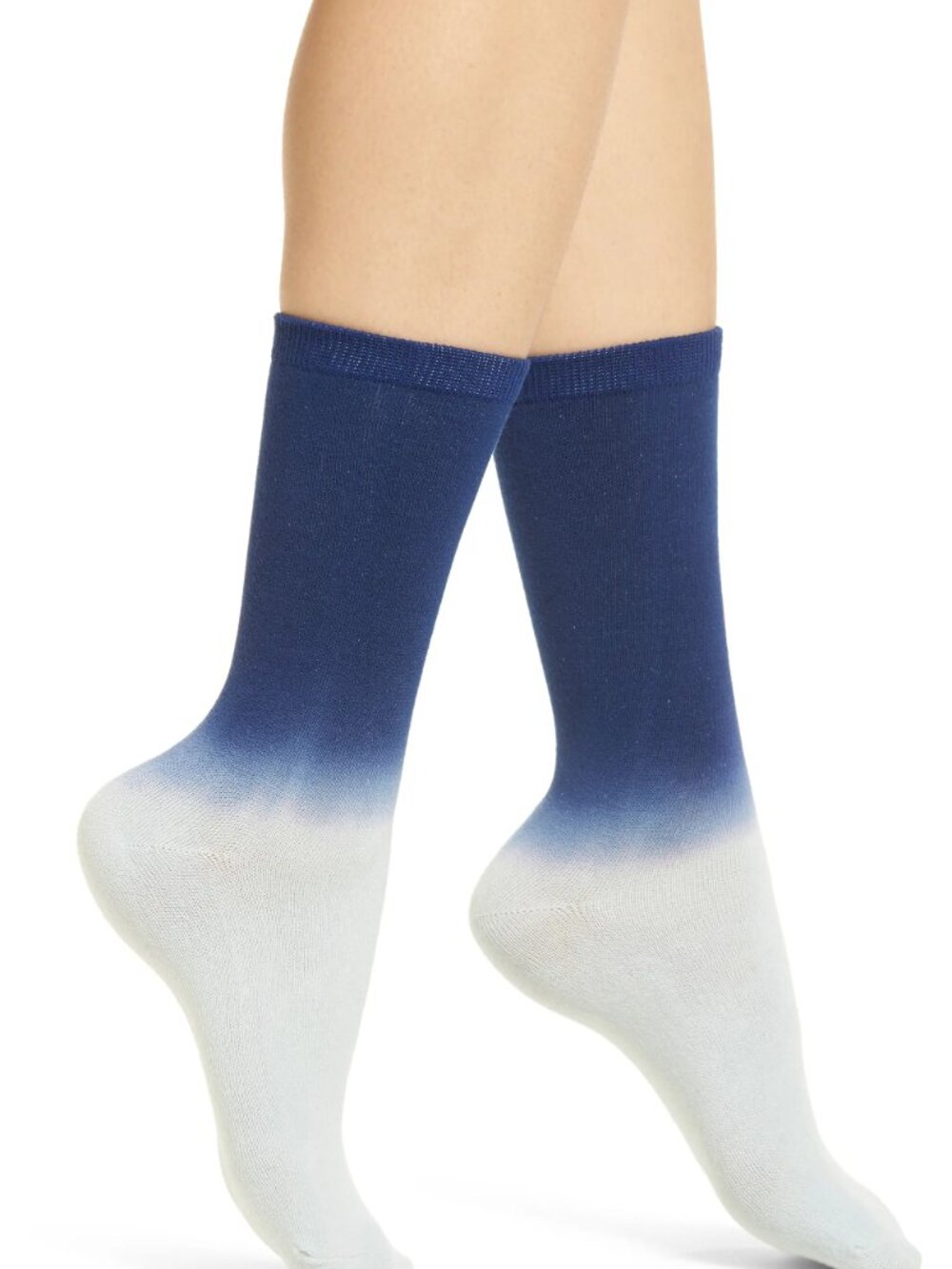 NEW Richer Poorer Dakota Women's Crew Cut Socks Shoes Blue